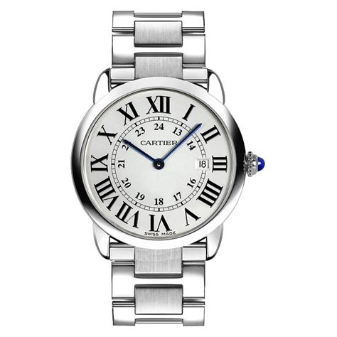 cartier roman numeral bracelet|cartier ronde watch.